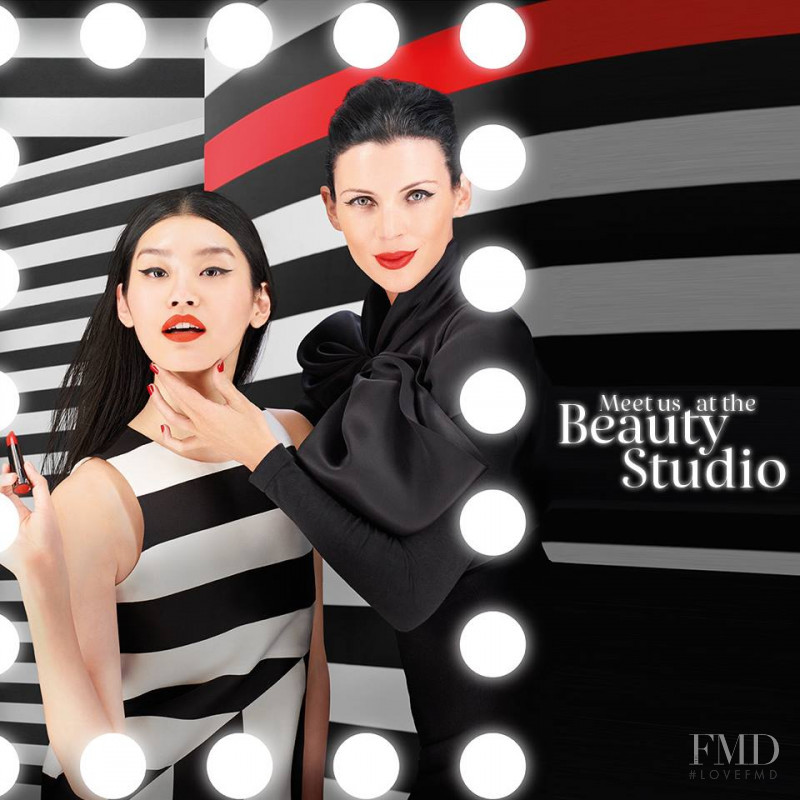 Ming Xi featured in  the SEPHORA advertisement for Autumn/Winter 2015