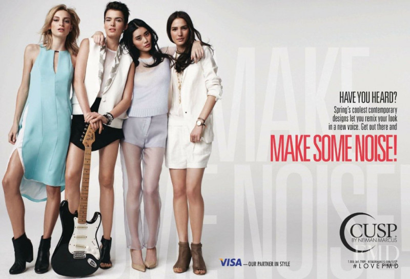 Ming Xi featured in  the Neiman Marcus advertisement for Spring 2014