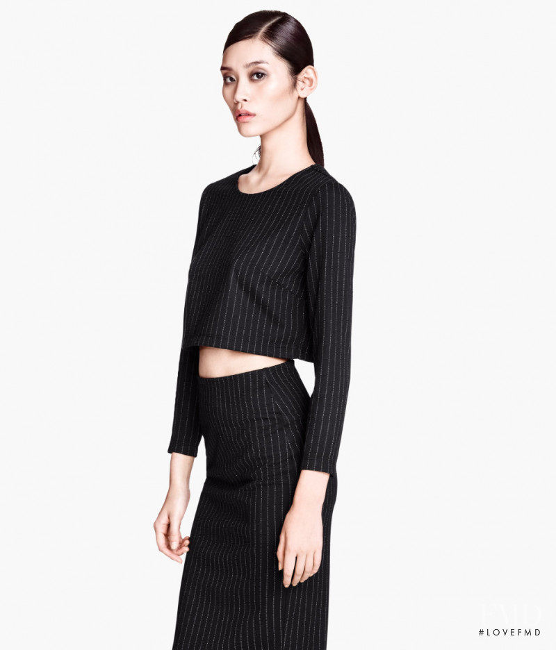 Ming Xi featured in  the H&M lookbook for Spring/Summer 2014