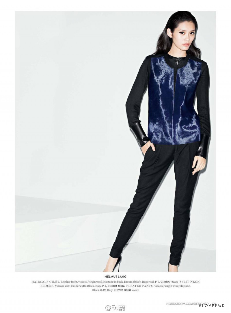 Ming Xi featured in  the Nordstrom catalogue for Autumn/Winter 2013