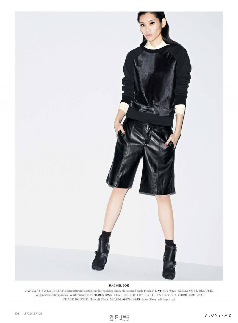 Ming Xi featured in  the Nordstrom catalogue for Autumn/Winter 2013