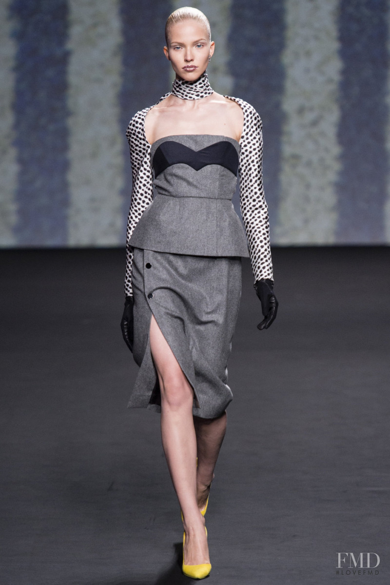 Sasha Luss featured in  the Christian Dior Haute Couture fashion show for Autumn/Winter 2013