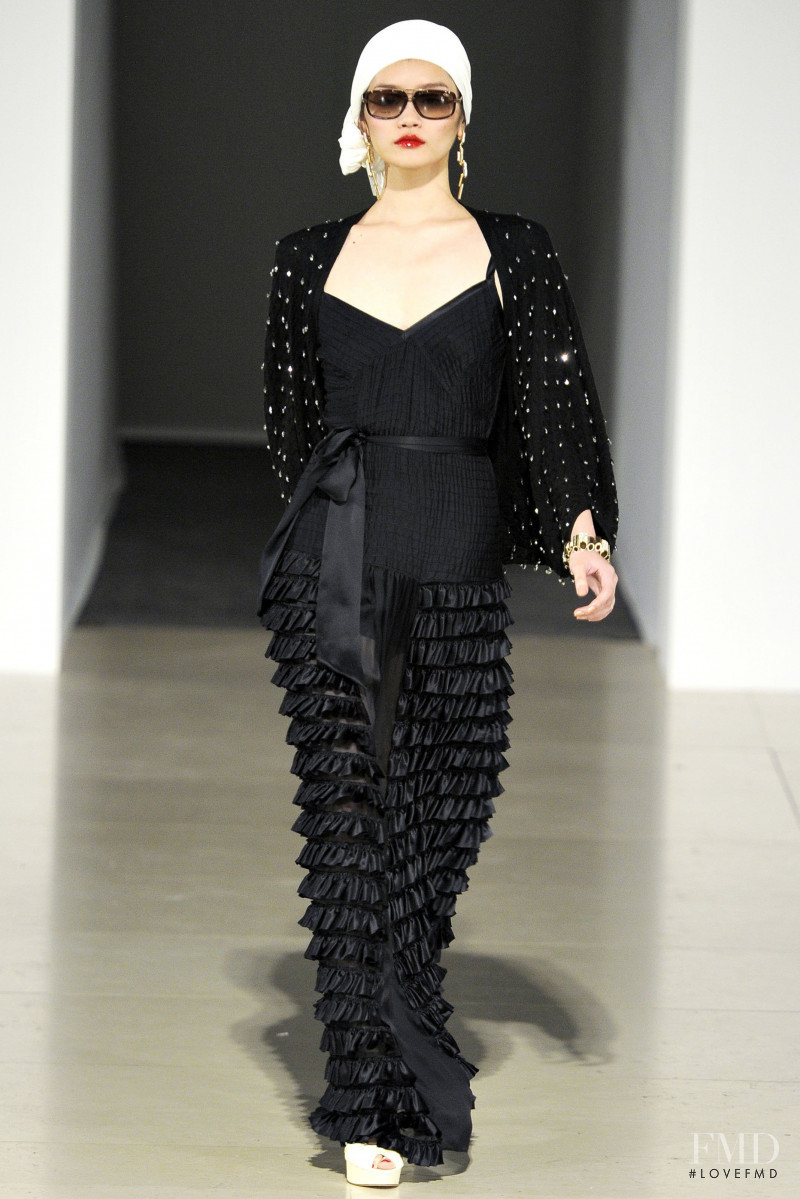 Ming Xi featured in  the Temperley London fashion show for Spring/Summer 2012