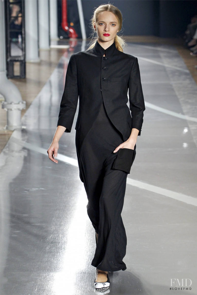 Daria Strokous featured in  the Y-3 fashion show for Spring/Summer 2012