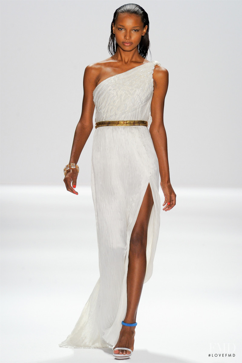Jasmine Tookes featured in  the Carlos Miele fashion show for Spring/Summer 2012