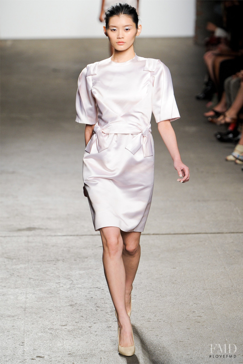 Ming Xi featured in  the Alexandre Herchcovitch fashion show for Spring/Summer 2012