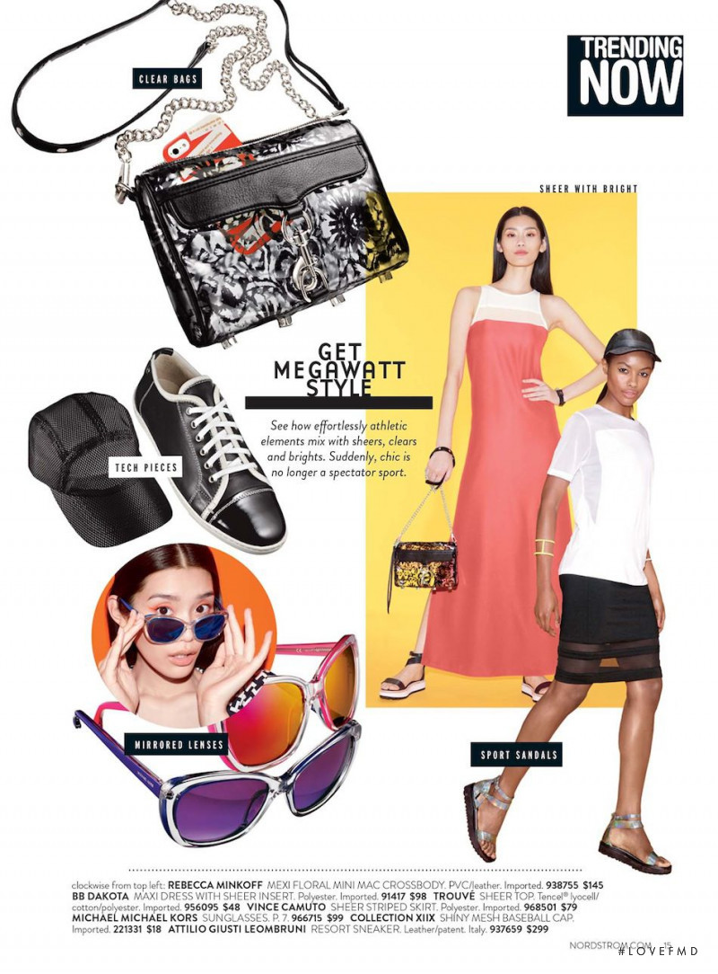 Ming Xi featured in  the Nordstrom catalogue for Spring 2014