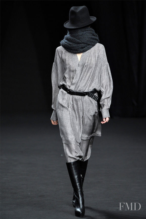 Ming Xi featured in  the A.F. Vandevorst fashion show for Autumn/Winter 2012
