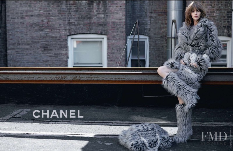 Freja Beha Erichsen featured in  the Chanel advertisement for Autumn/Winter 2010