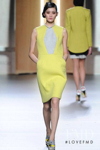 Ming Xi featured in  the Ana Locking fashion show for Autumn/Winter 2012