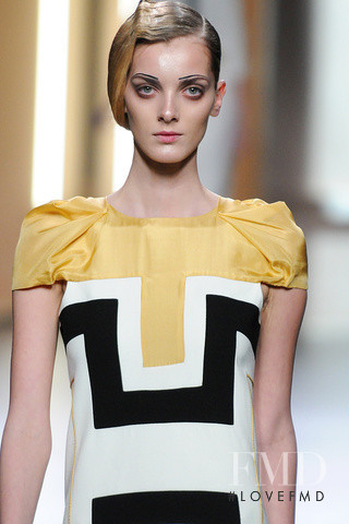 Denisa Dvorakova featured in  the Ana Locking fashion show for Autumn/Winter 2012