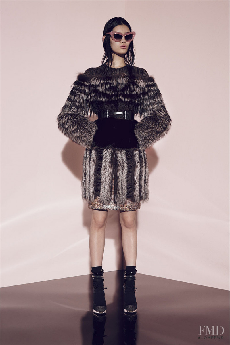 Ming Xi featured in  the Prabal Gurung lookbook for Pre-Fall 2012