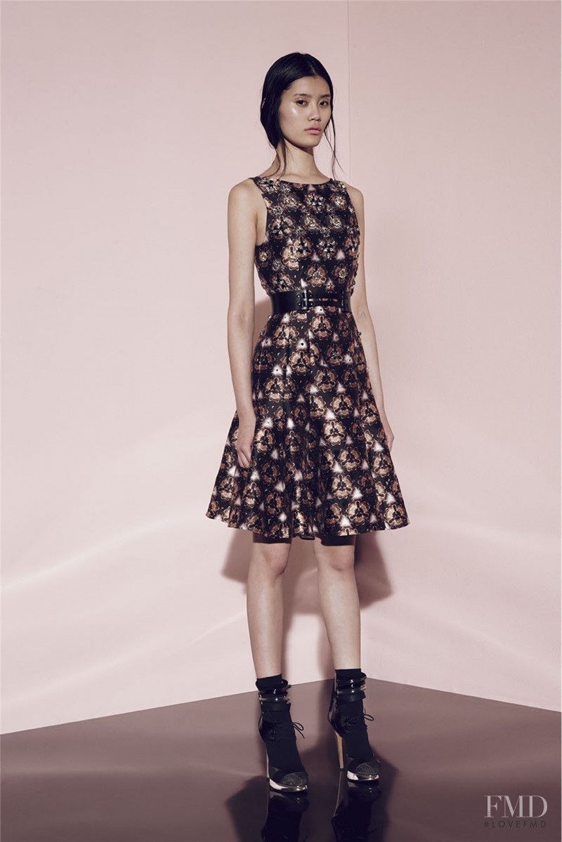 Ming Xi featured in  the Prabal Gurung lookbook for Pre-Fall 2012