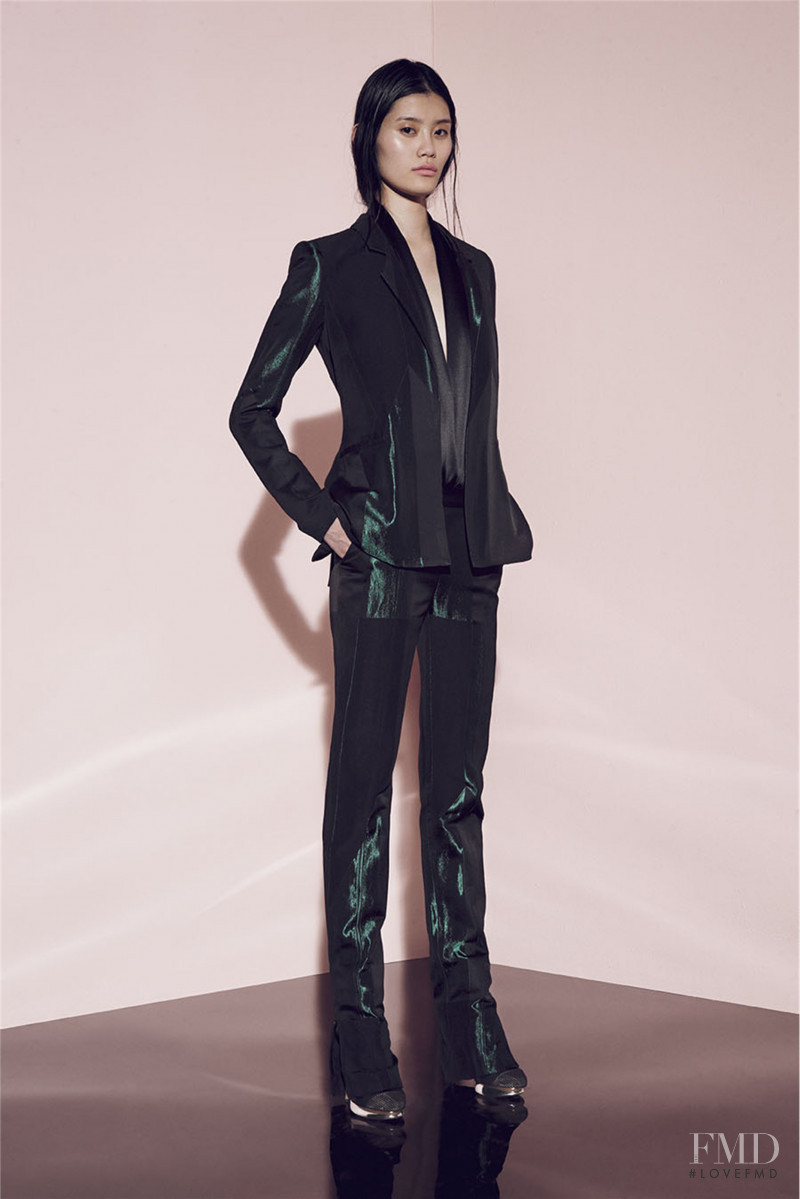 Ming Xi featured in  the Prabal Gurung lookbook for Pre-Fall 2012