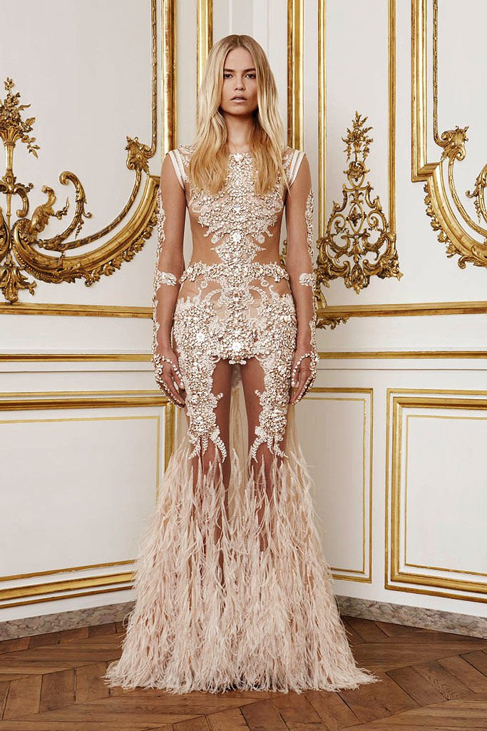 Natasha Poly featured in  the Givenchy Haute Couture fashion show for Autumn/Winter 2010