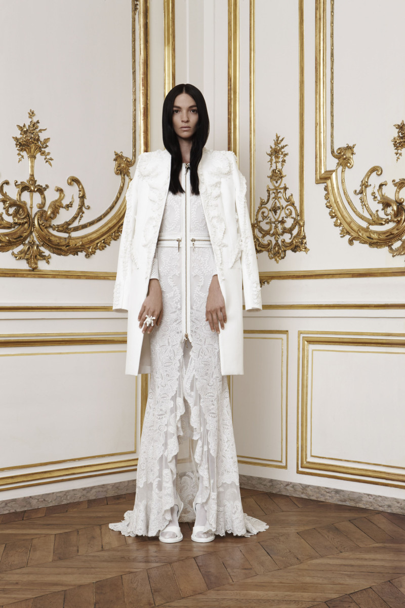 Mariacarla Boscono featured in  the Givenchy Haute Couture fashion show for Autumn/Winter 2010