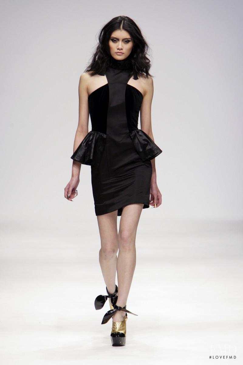 Ming Xi featured in  the PPQ fashion show for Autumn/Winter 2010