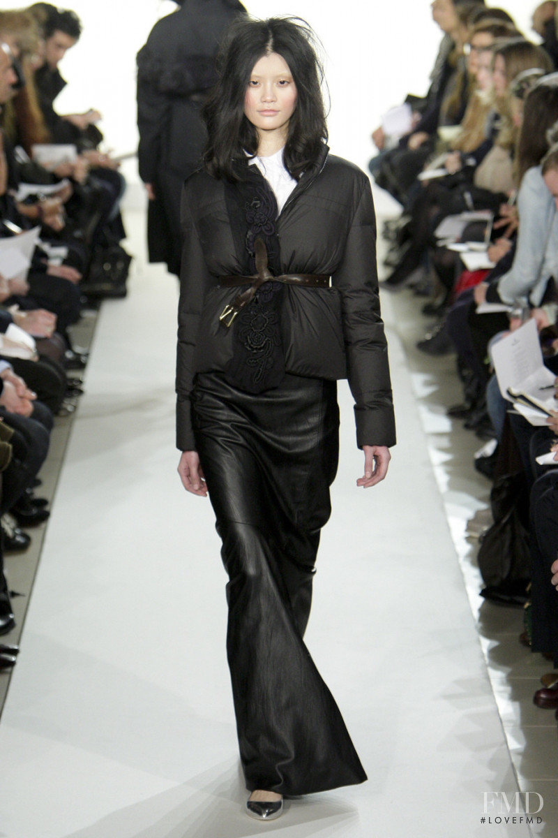 Ming Xi featured in  the Aquascutum fashion show for Autumn/Winter 2010