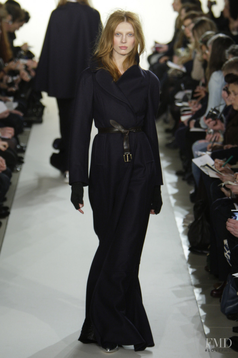 Olga Sherer featured in  the Aquascutum fashion show for Autumn/Winter 2010