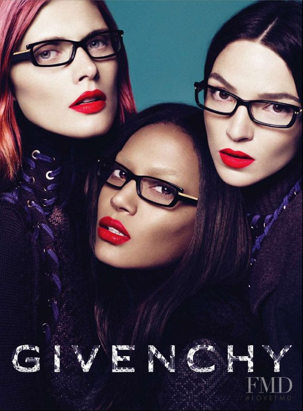 Mariacarla Boscono featured in  the Givenchy advertisement for Autumn/Winter 2010