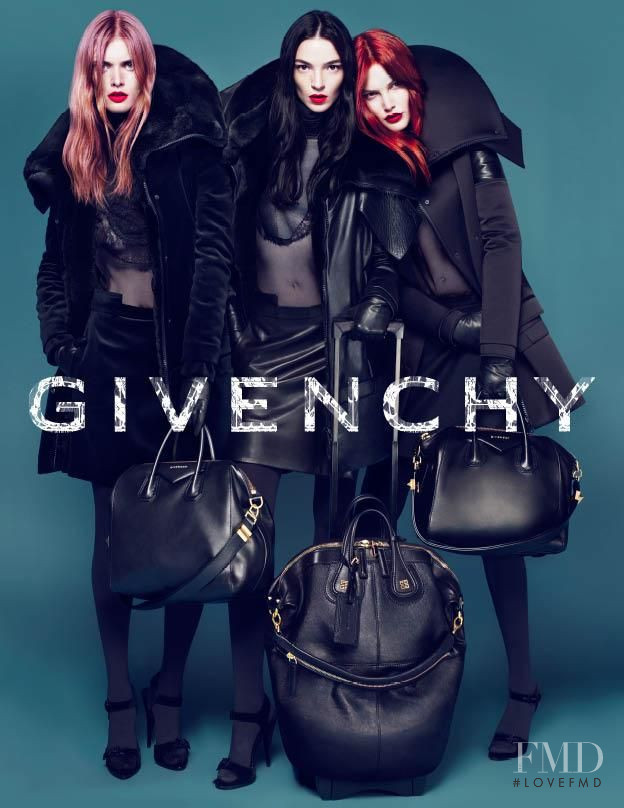 Iselin Steiro featured in  the Givenchy advertisement for Autumn/Winter 2010