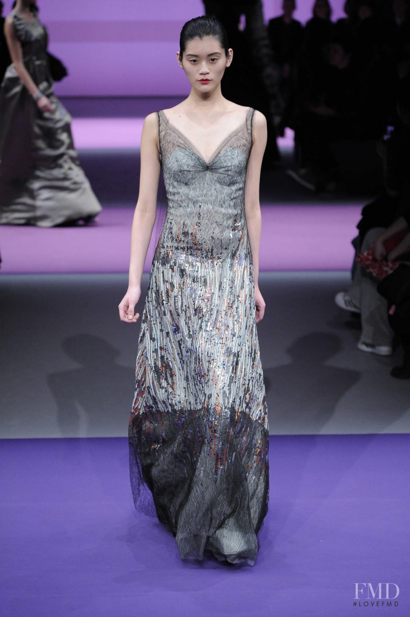 Ming Xi featured in  the Shiatzy Chen fashion show for Autumn/Winter 2011