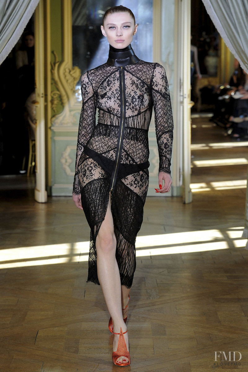 Olga Sherer featured in  the Emanuel Ungaro fashion show for Autumn/Winter 2011