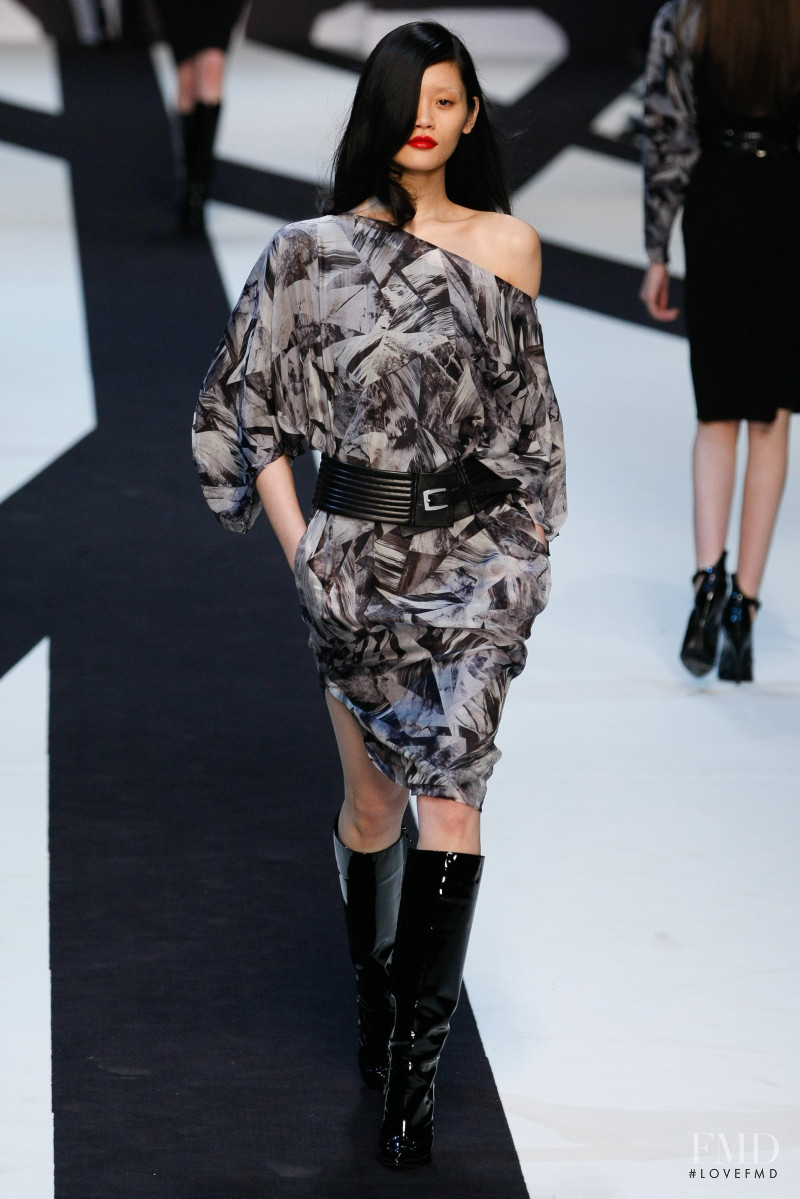 Ming Xi featured in  the Guy Laroche fashion show for Autumn/Winter 2011