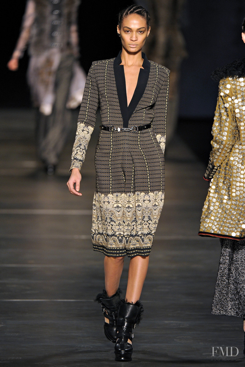Joan Smalls featured in  the Etro fashion show for Autumn/Winter 2011