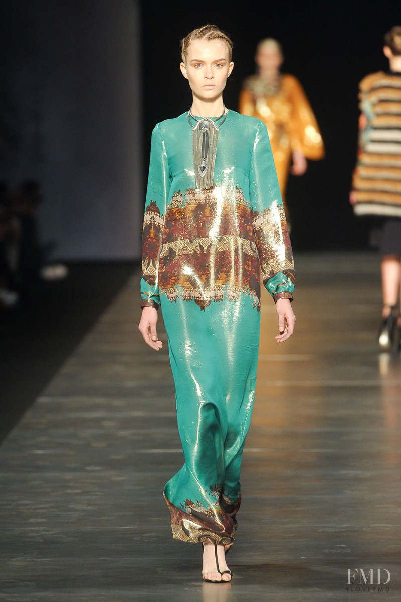 Josephine Skriver featured in  the Etro fashion show for Autumn/Winter 2011