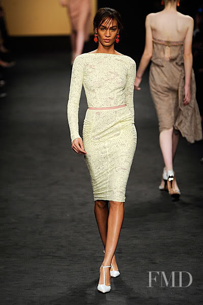 Joan Smalls featured in  the N° 21 fashion show for Autumn/Winter 2011