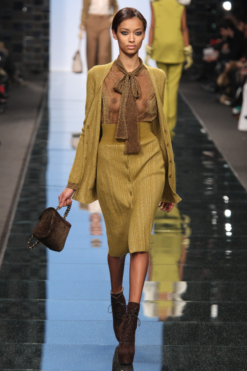 Anais Mali featured in  the Ermanno Scervino fashion show for Autumn/Winter 2011
