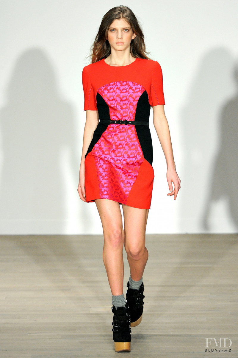 Caterina Ravaglia featured in  the Matthew Williamson fashion show for Autumn/Winter 2011