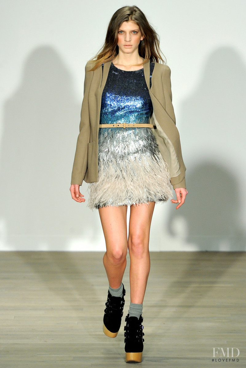 Caterina Ravaglia featured in  the Matthew Williamson fashion show for Autumn/Winter 2011