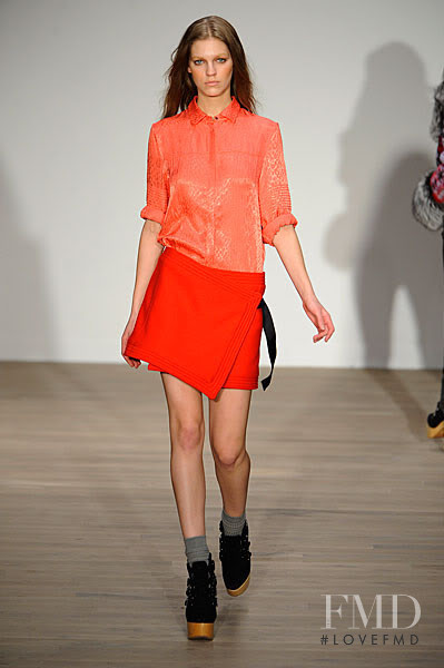 Samantha Gradoville featured in  the Matthew Williamson fashion show for Autumn/Winter 2011