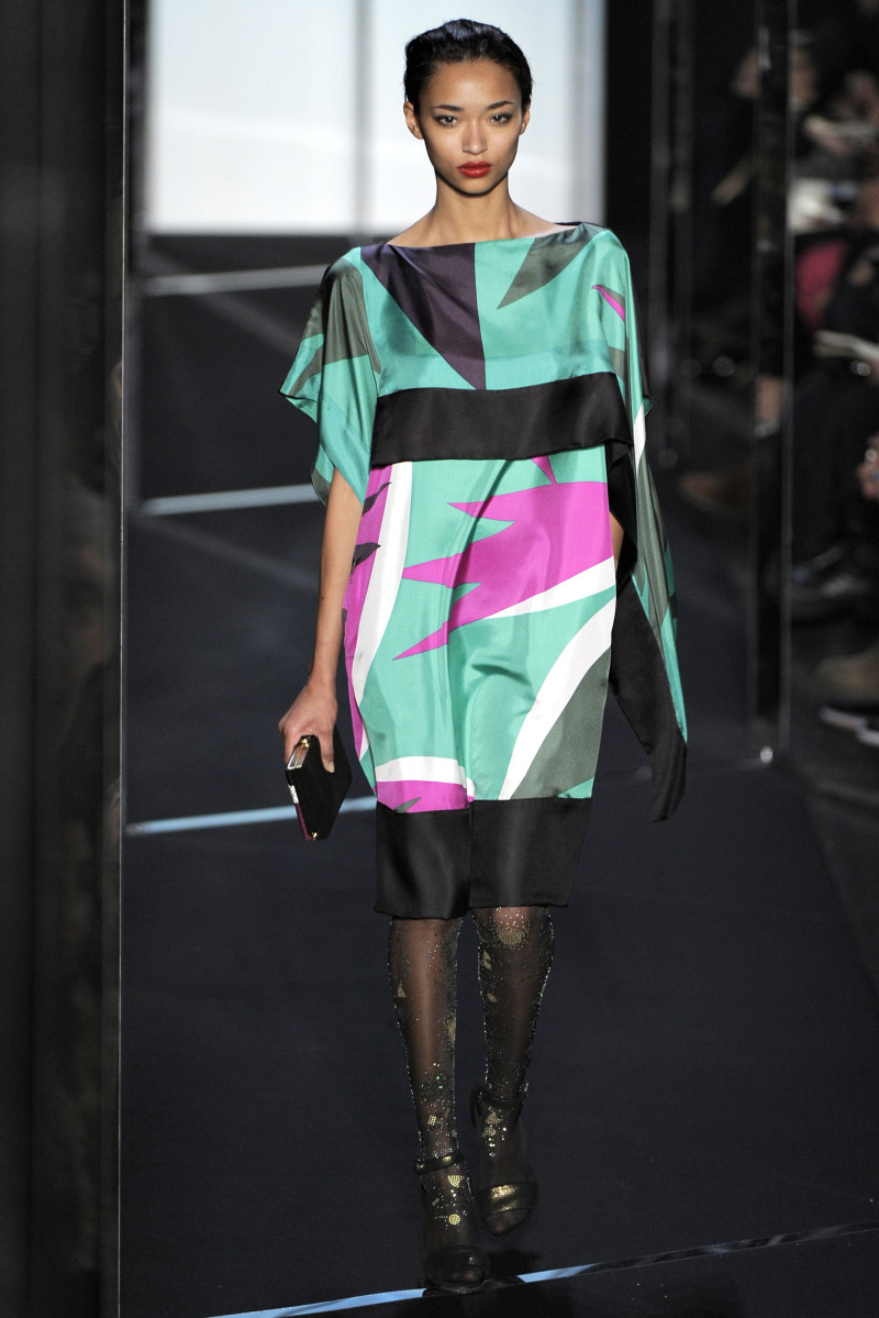 Anais Mali featured in  the Diane Von Furstenberg fashion show for Autumn/Winter 2011