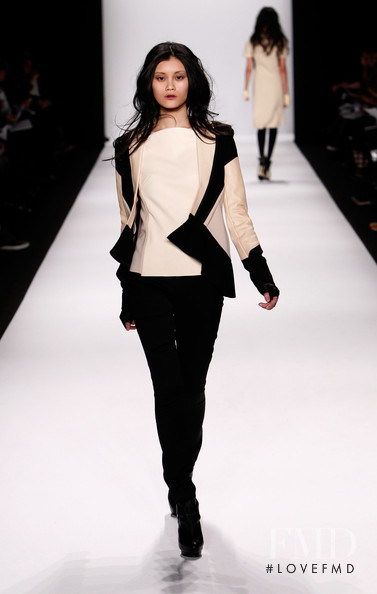 Ming Xi featured in  the Academy of Arts University fashion show for Autumn/Winter 2011