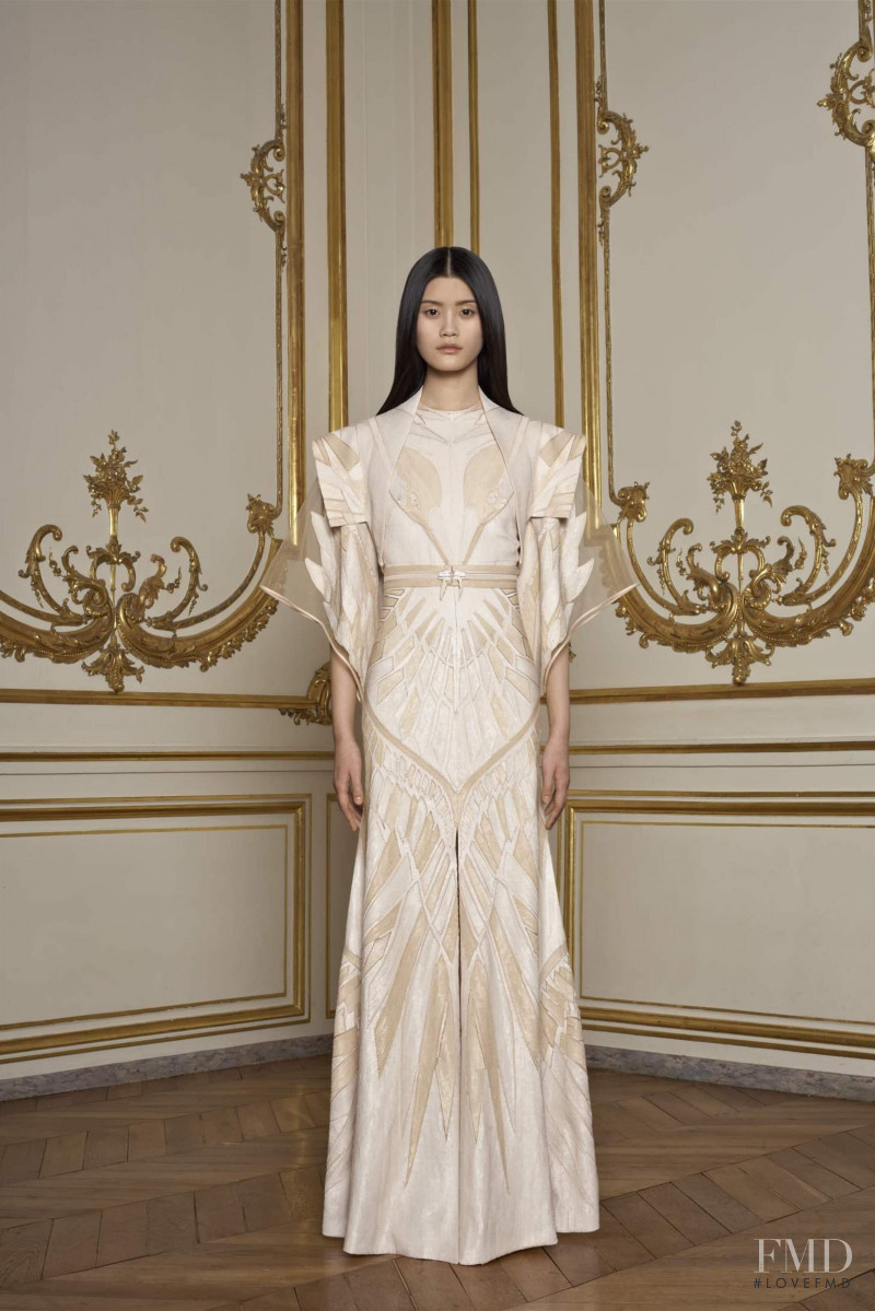 Ming Xi featured in  the Givenchy Haute Couture fashion show for Spring/Summer 2011