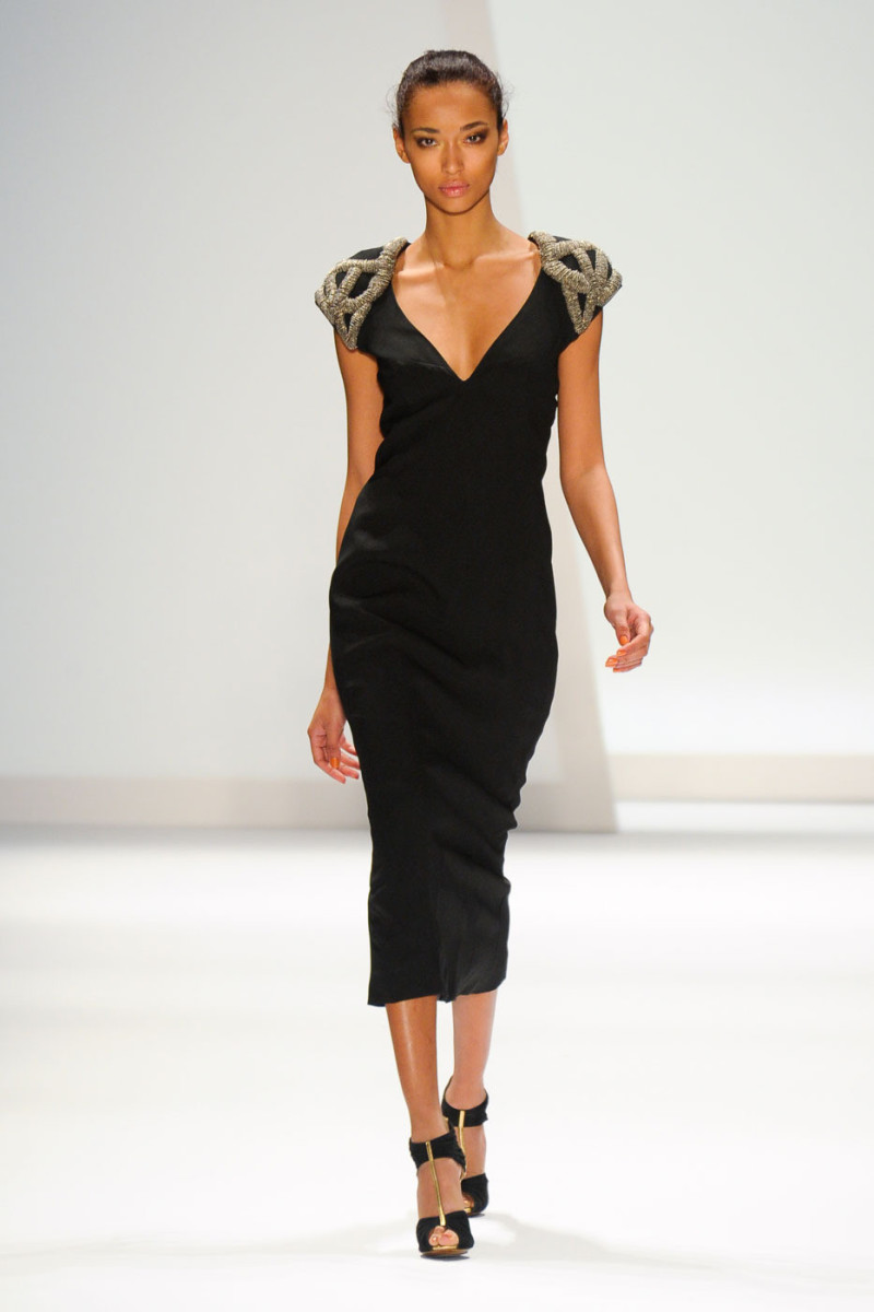 Anais Mali featured in  the Carlos Miele fashion show for Autumn/Winter 2011