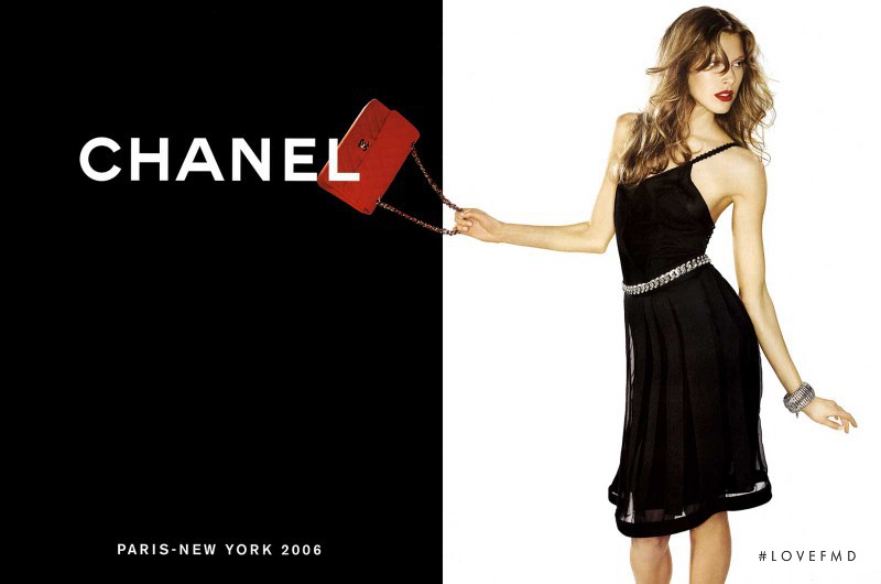 Iselin Steiro featured in  the Chanel advertisement for Spring/Summer 2006