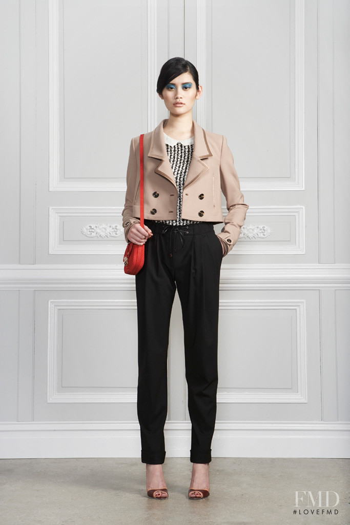 Ming Xi featured in  the Jason Wu lookbook for Pre-Fall 2011