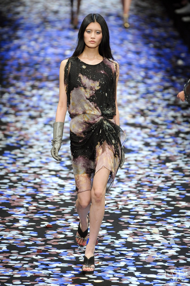 Ming Xi featured in  the Gaspard Yurkievich fashion show for Spring/Summer 2011