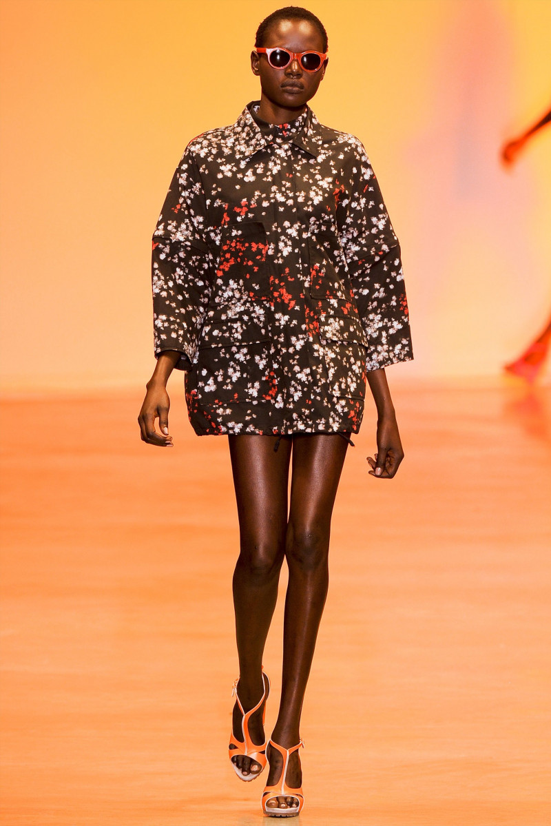 Ajak Deng featured in  the Cacharel fashion show for Spring/Summer 2011