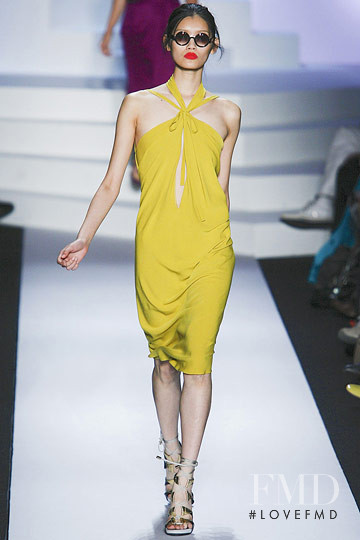 Ming Xi featured in  the Diane Von Furstenberg fashion show for Spring/Summer 2011