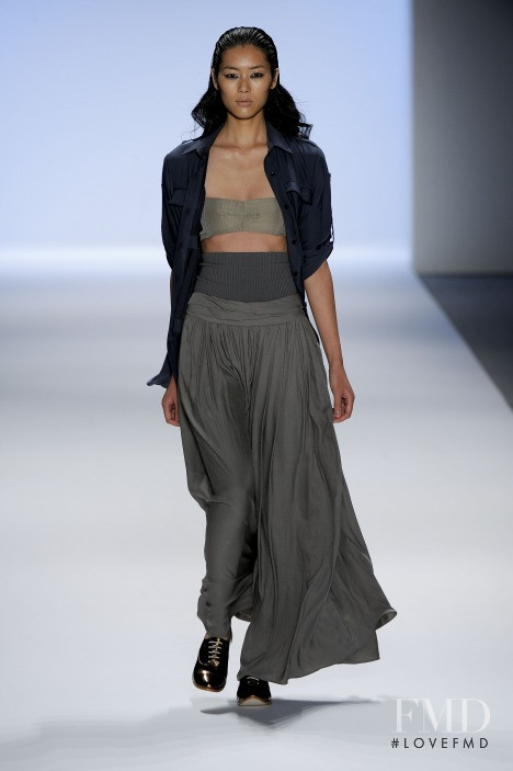 Liu Wen featured in  the Richard Chai fashion show for Spring/Summer 2011