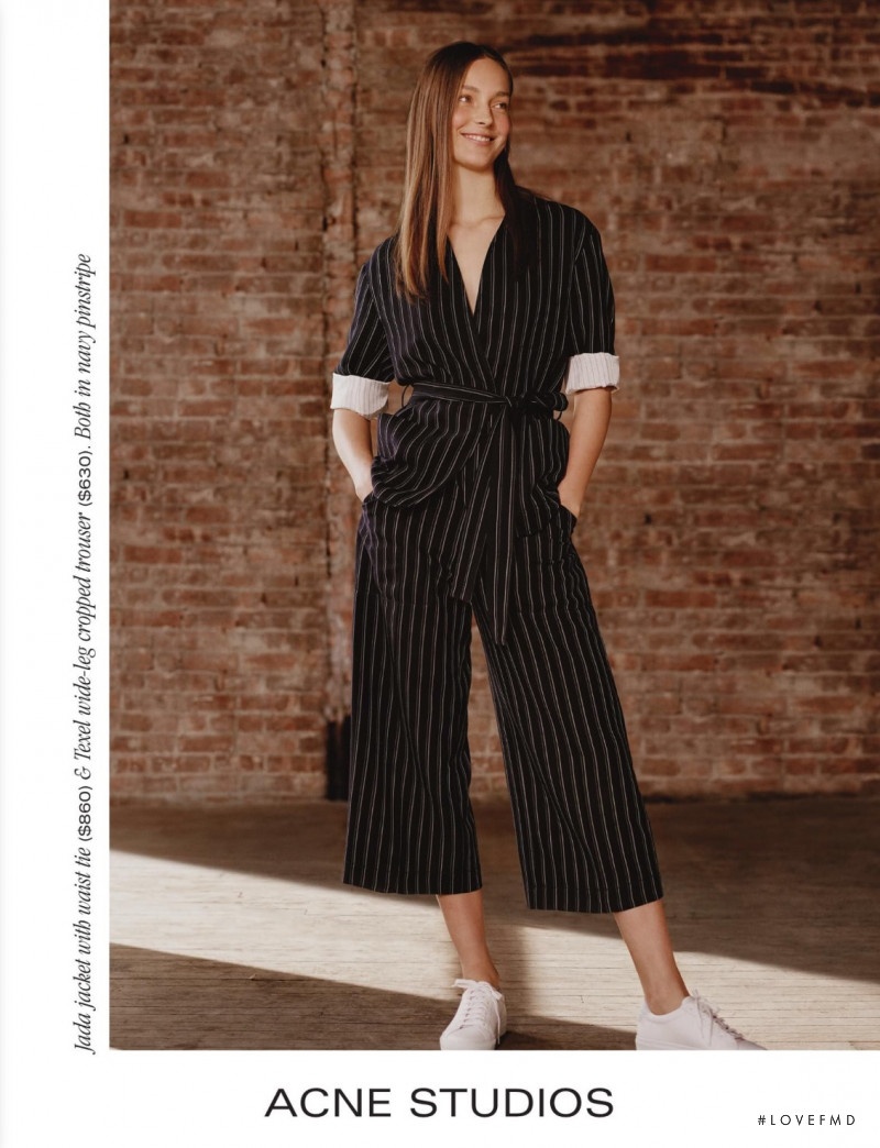 Julia Bergshoeff featured in  the Holt Renfrew catalogue for Spring 2017