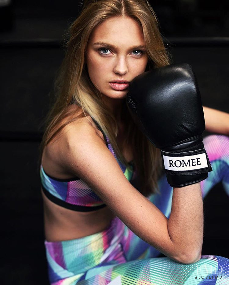 Romee Strijd featured in  the Victoria\'s Secret VSX catalogue for Spring/Summer 2016