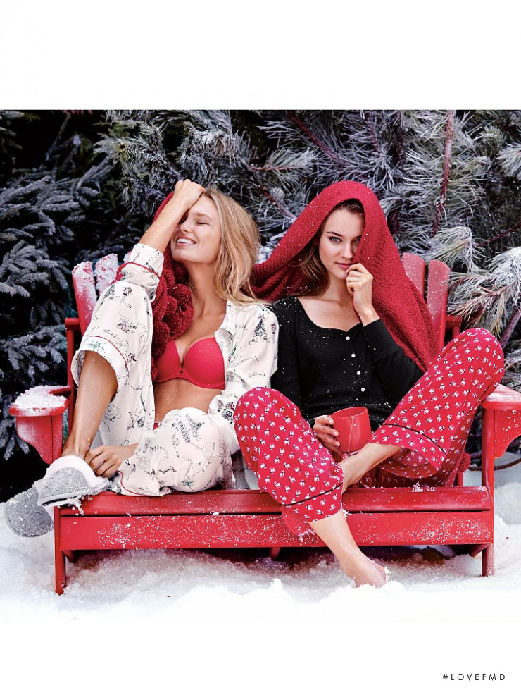 Romee Strijd featured in  the Victoria\'s Secret Lingerie & Sleepwear catalogue for Autumn/Winter 2015