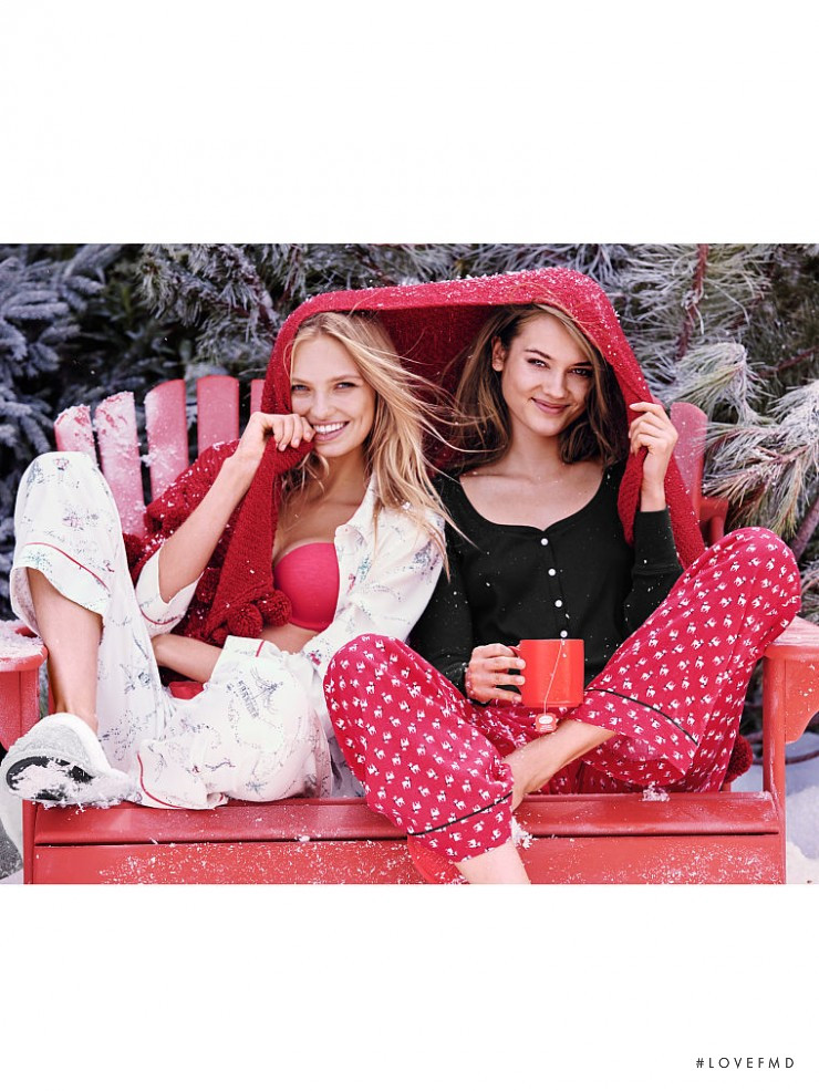 Romee Strijd featured in  the Victoria\'s Secret Lingerie & Sleepwear catalogue for Autumn/Winter 2015