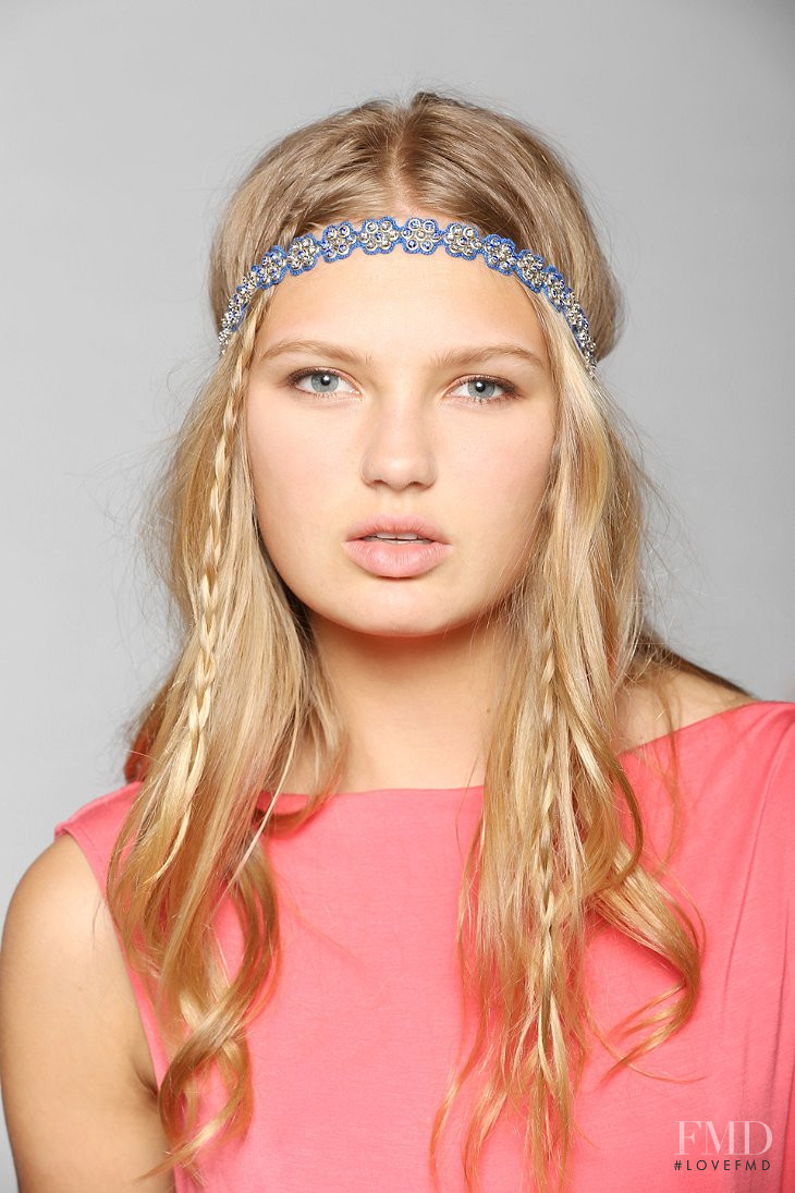 Romee Strijd featured in  the Urban Outfitters catalogue for Spring/Summer 2014